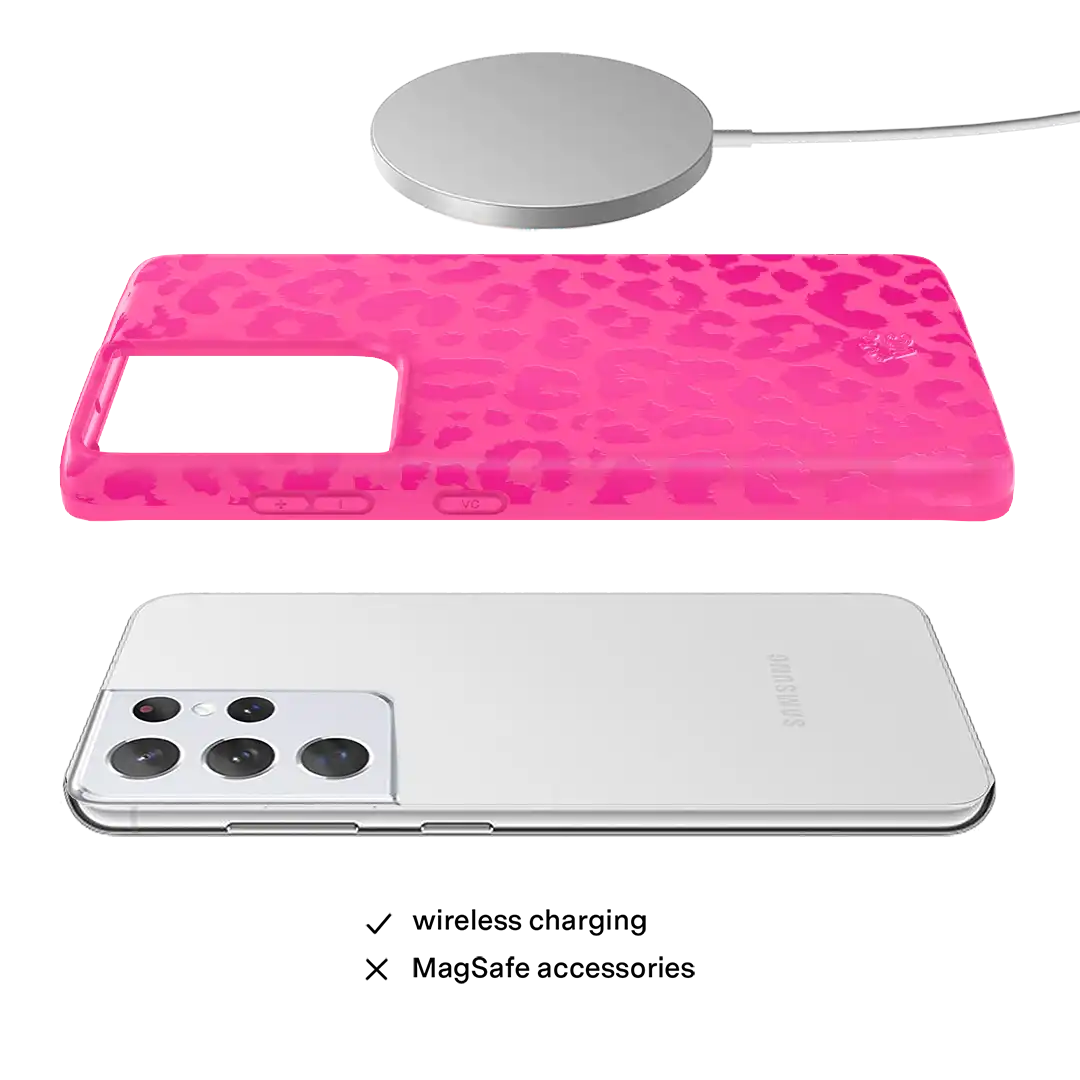 Even Hotter Pink Leopard Samsung Case
