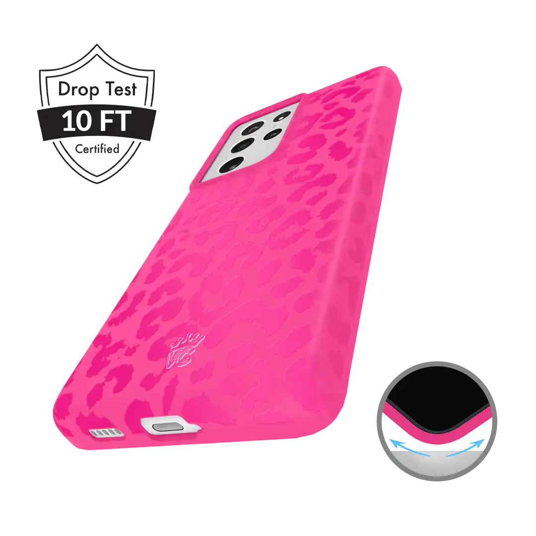 Even Hotter Pink Leopard Samsung Case