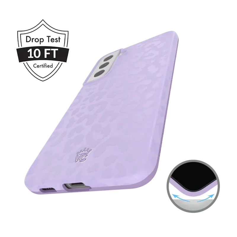 Lilac Leopard Samsung Case