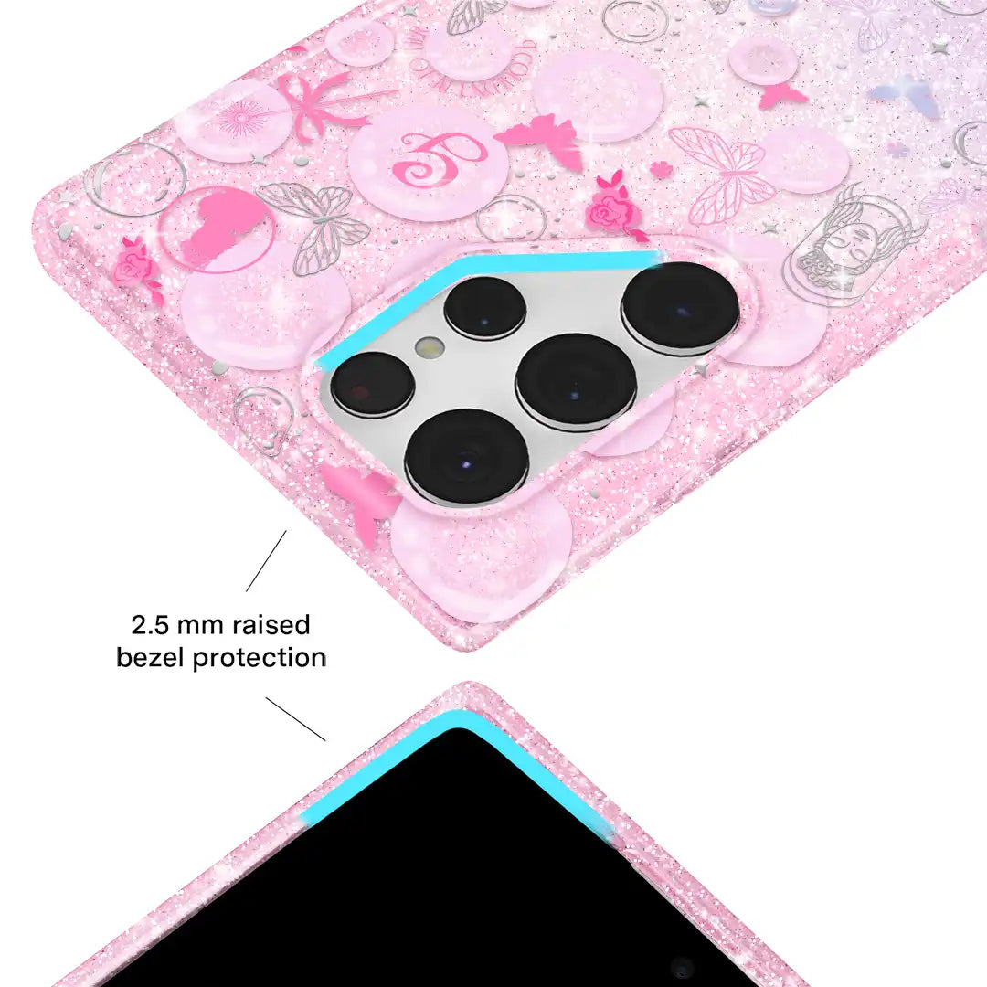Wicked Glinda’s Bubble Glitter Samsung Case