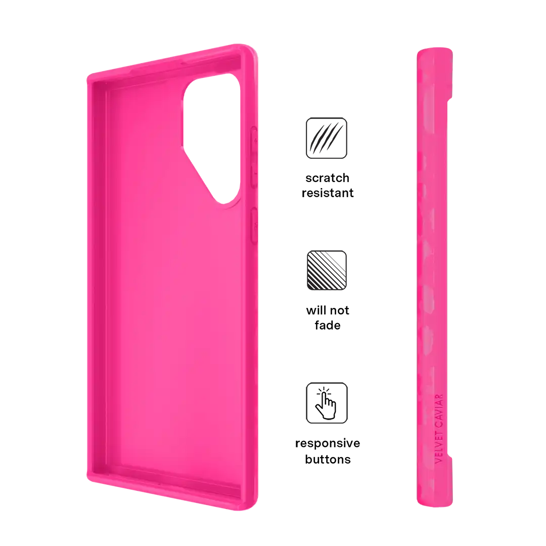 Even Hotter Pink Leopard Samsung Case