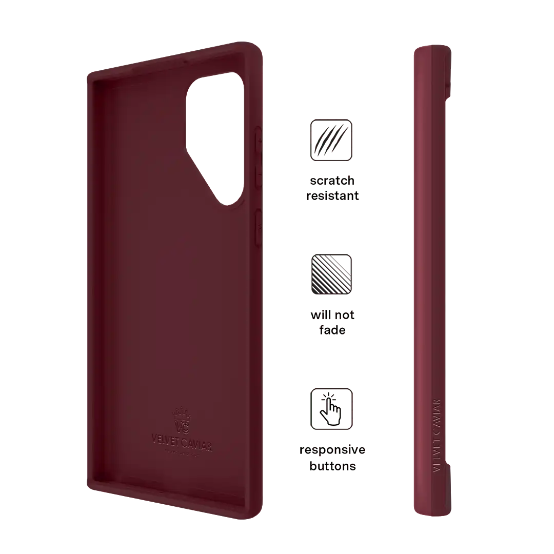 Burgundy 1990 Samsung Case