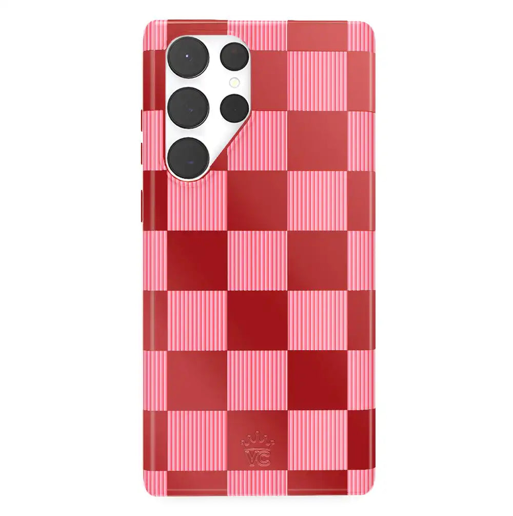 Rose Vibe Checkered Samsung Case