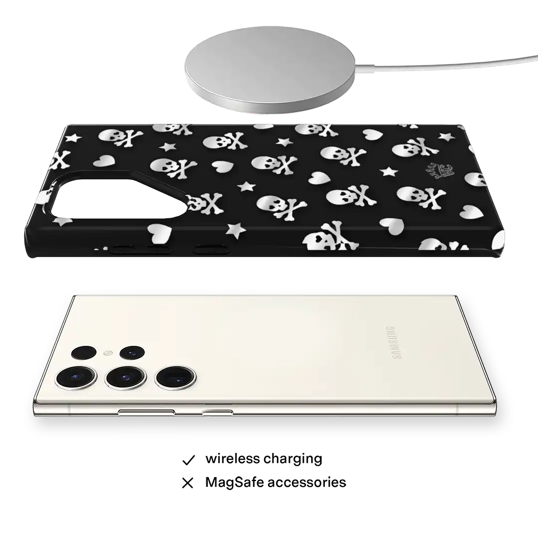 Chrome Skulls Samsung Case