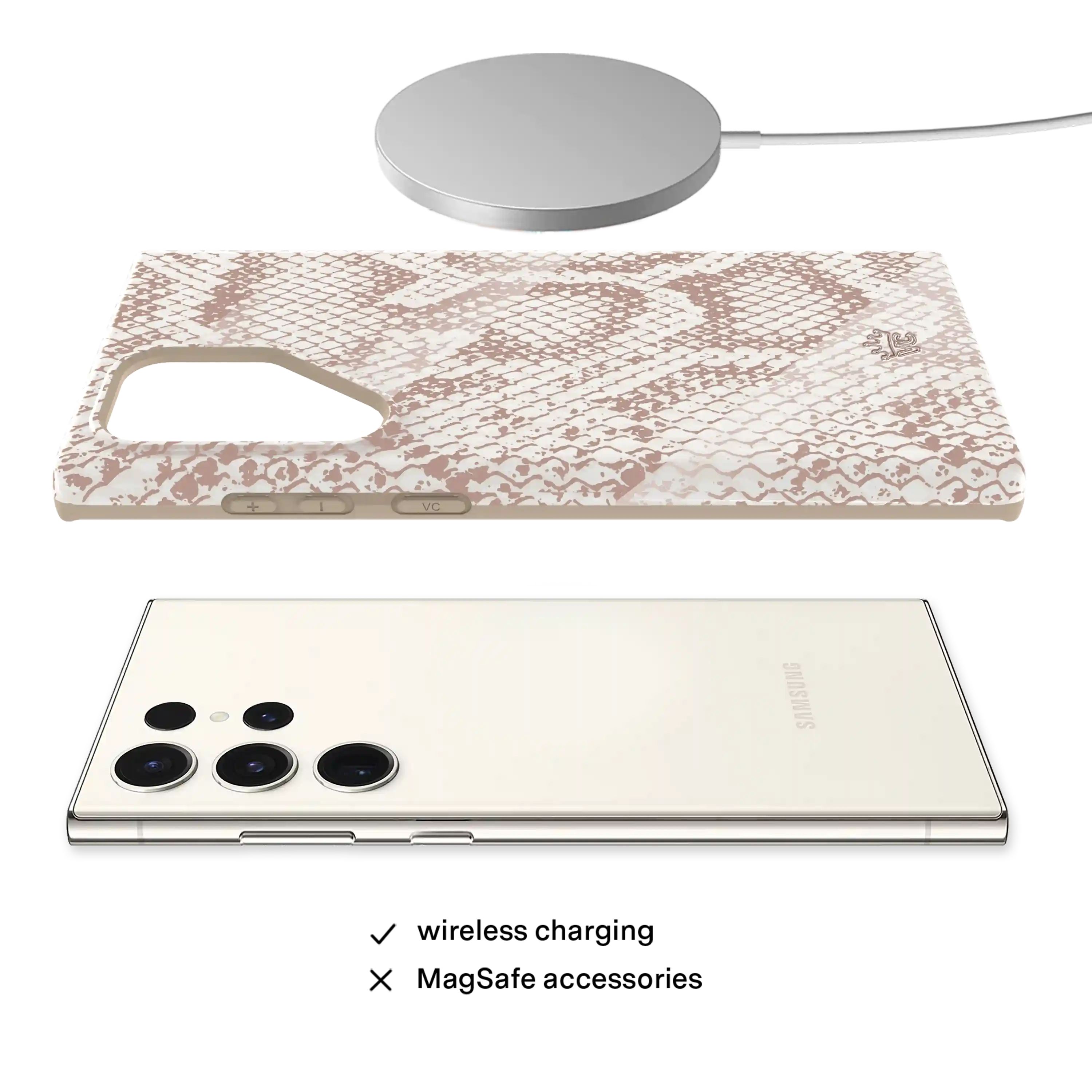 Nude Python Samsung Case