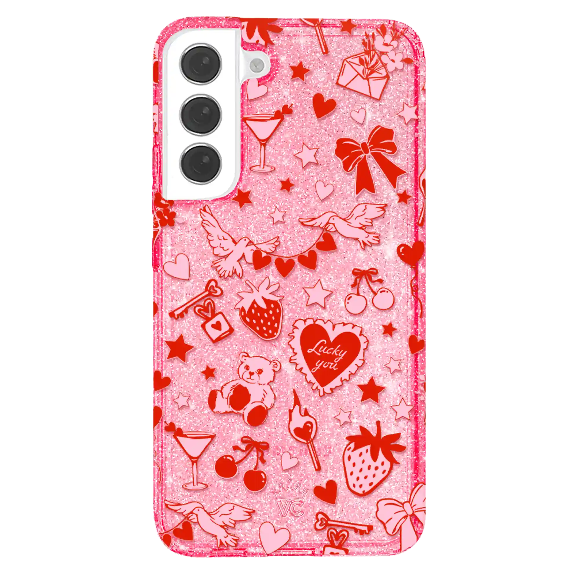 Be Mine Glitter Samsung Case