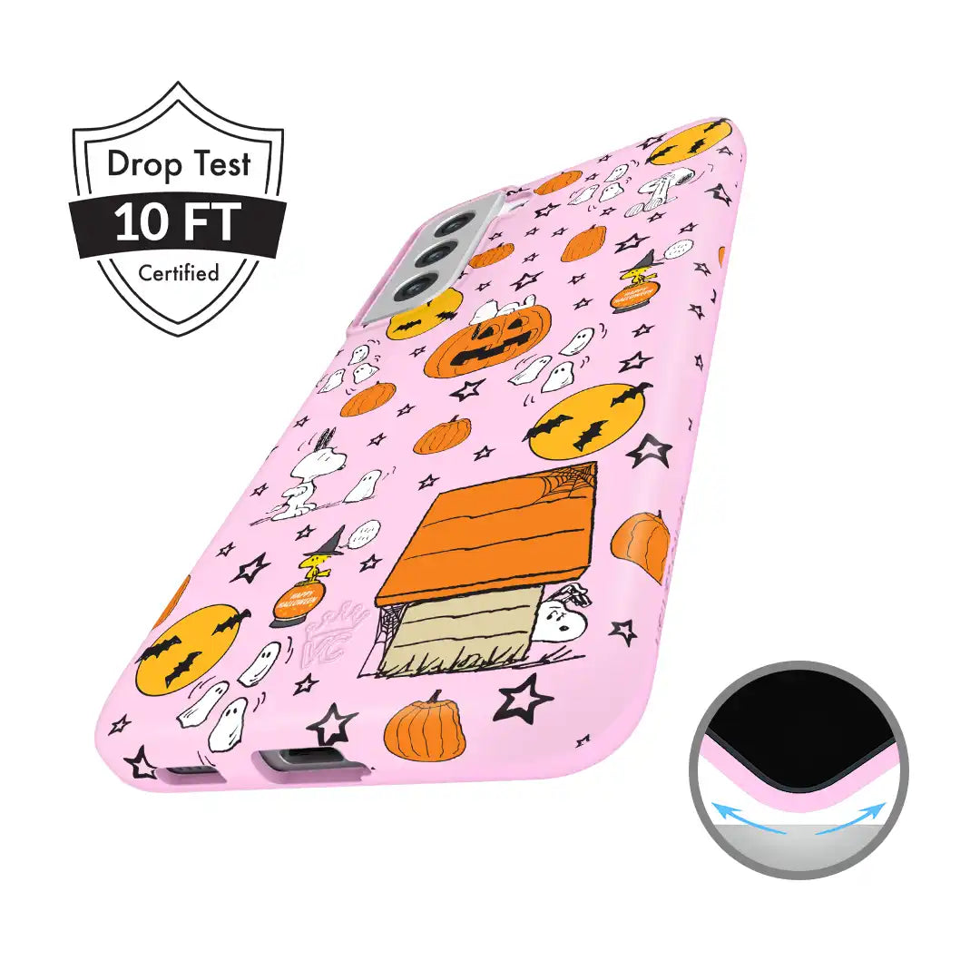 Snoopy Pink Pumpkins Samsung Case