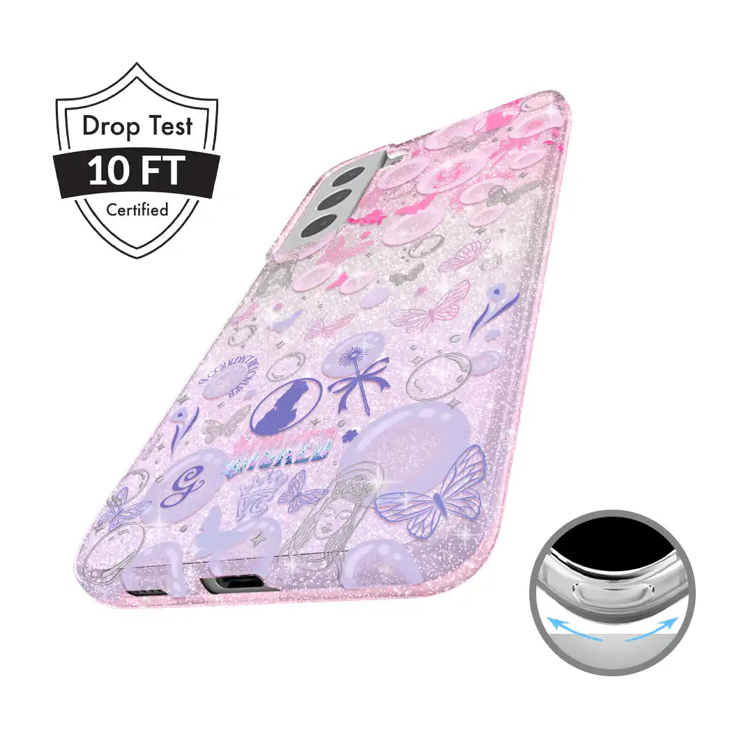 Wicked Glinda’s Bubble Glitter Samsung Case
