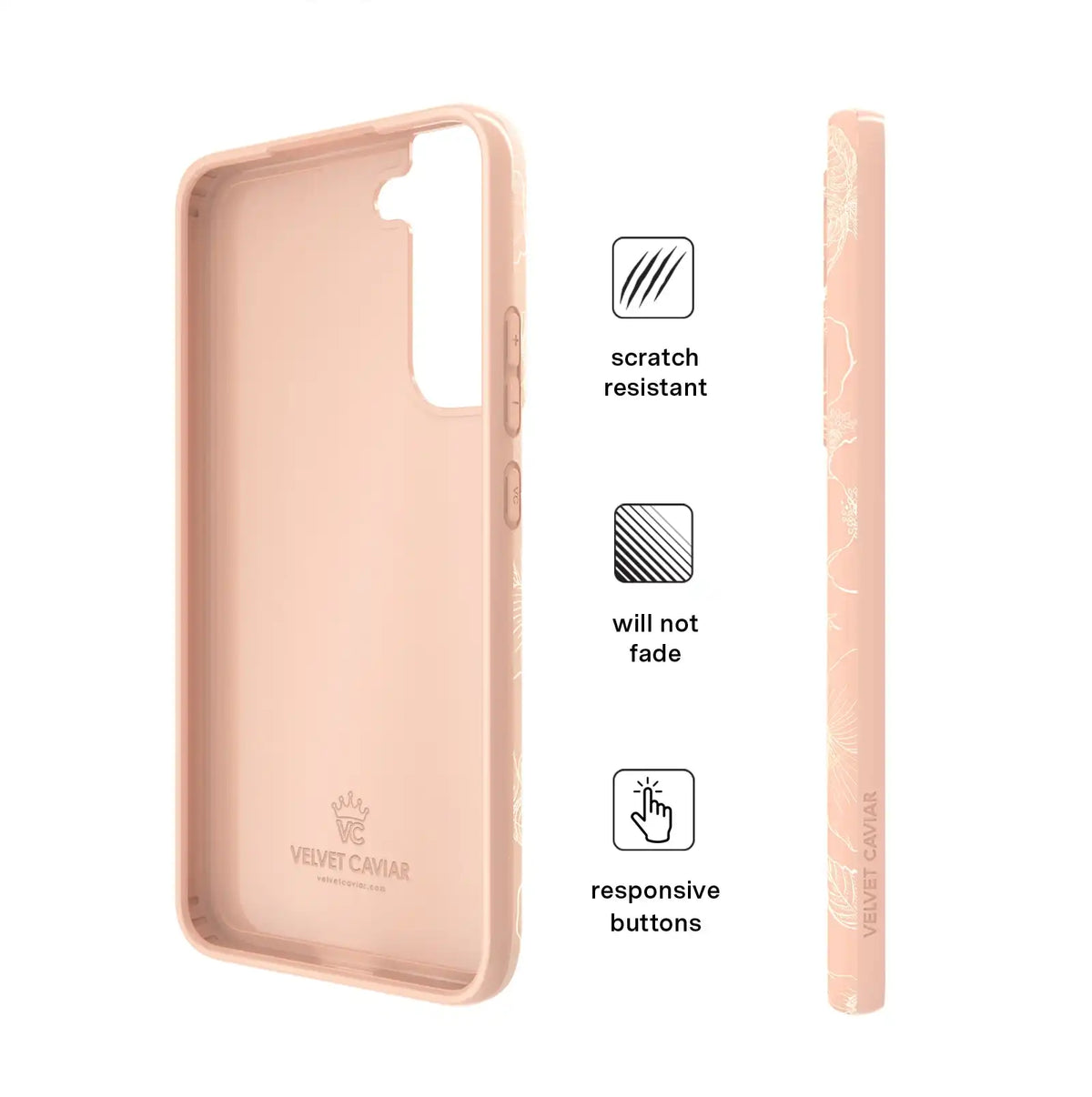Peach Blossom Floral Samsung Case