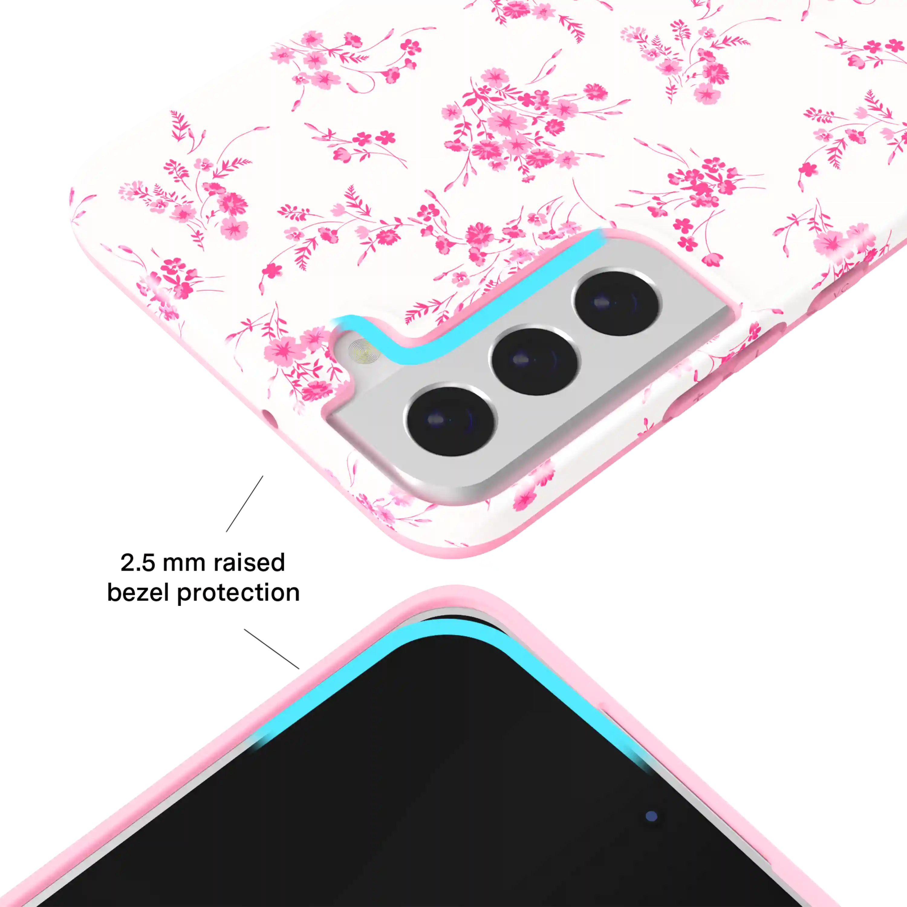 French Rose Floral Samsung Case