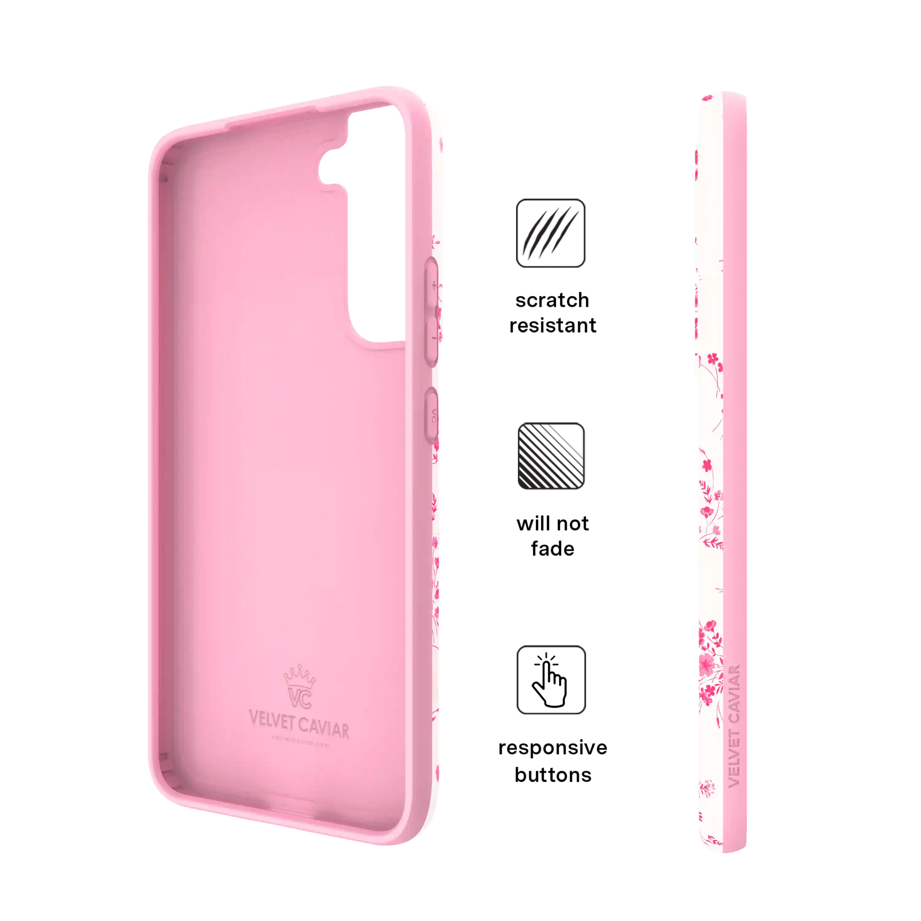French Rose Floral Samsung Case