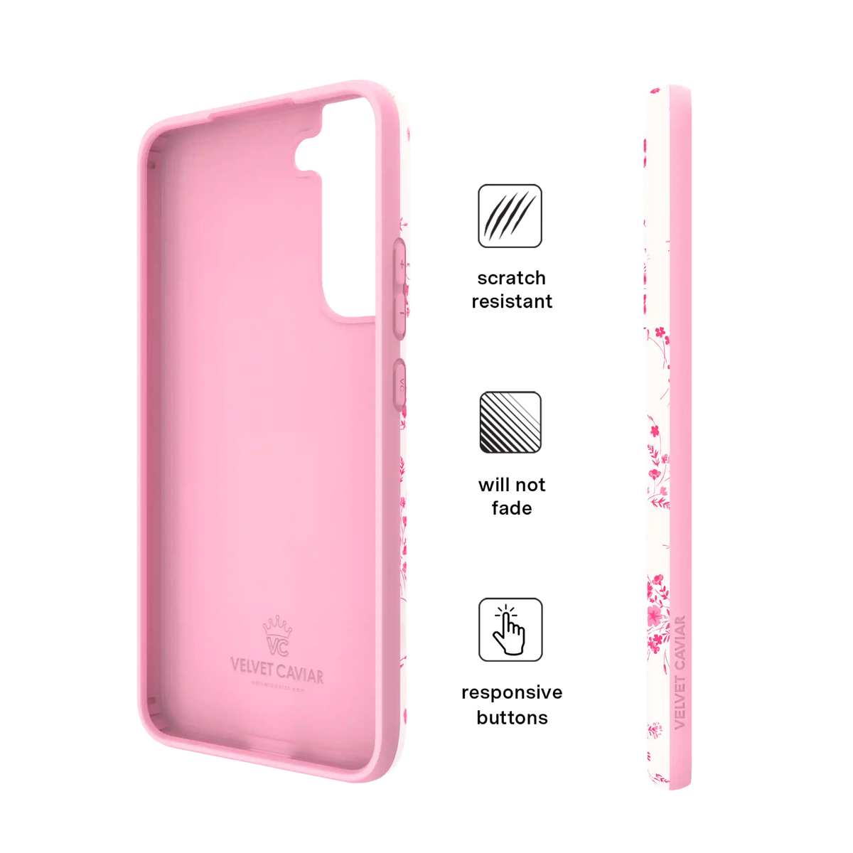 French Rose Floral Samsung Case