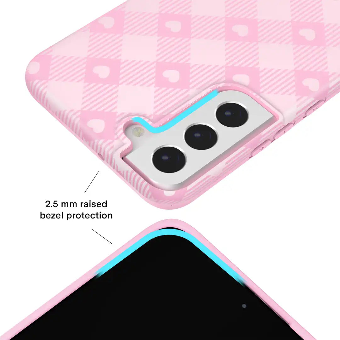 Dolly Pink Gingham Samsung Case