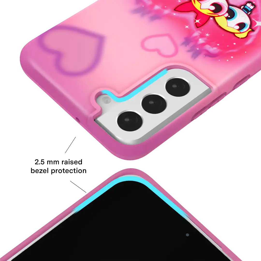The Powerpuff Girls Airbrush Hearts Samsung Case