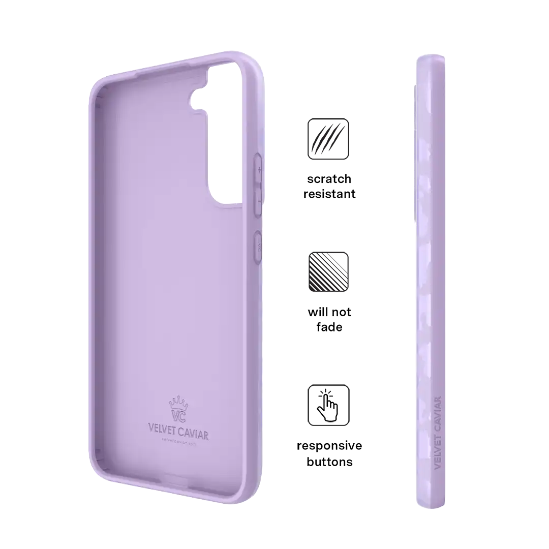 Lilac Leopard Samsung Case