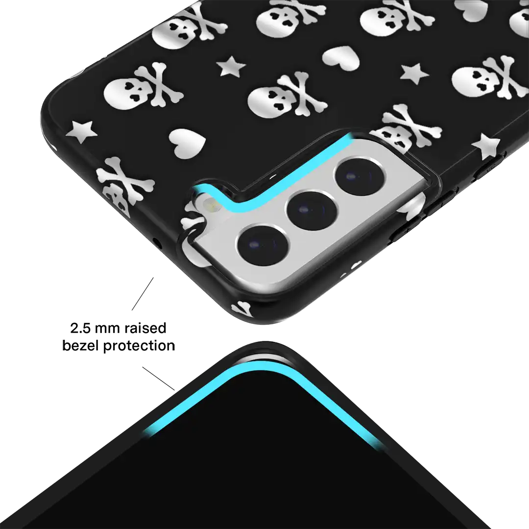 Chrome Skulls Samsung Case