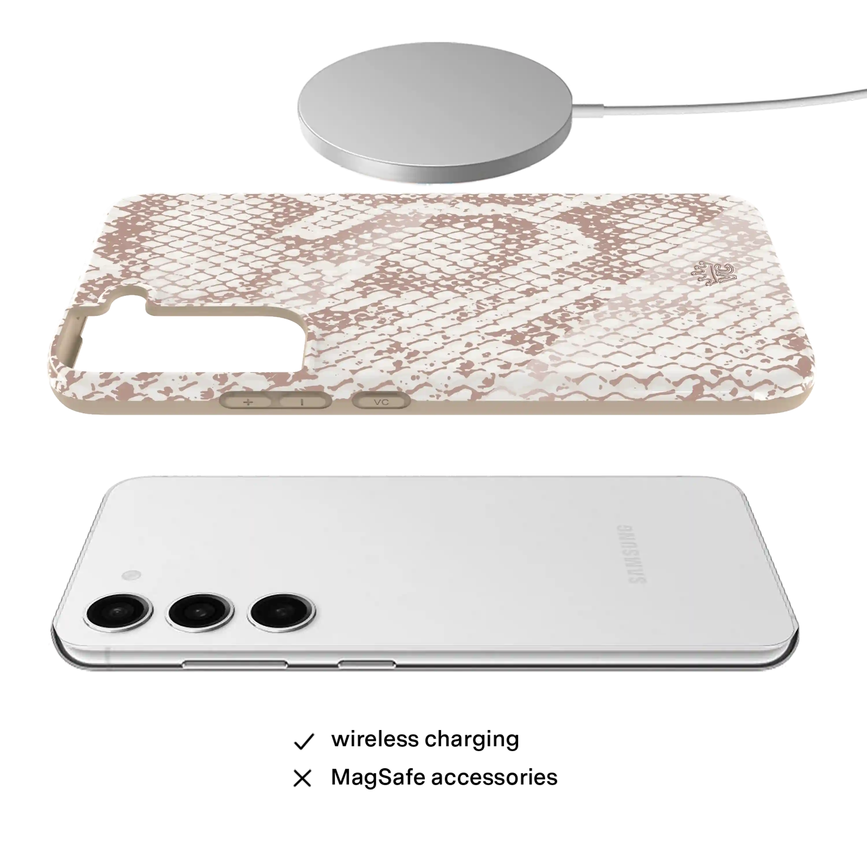 Nude Python Samsung Case