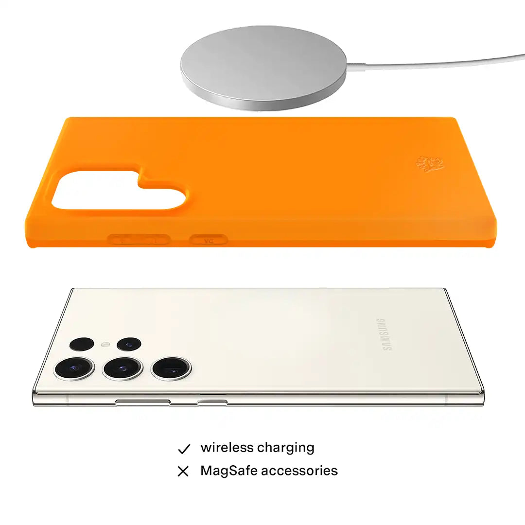 Pumpkin Spice Orange Samsung Case