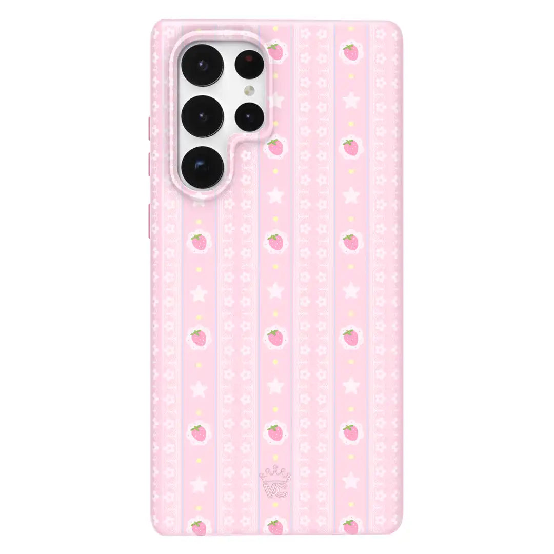 Strawberry Macaron Samsung Case