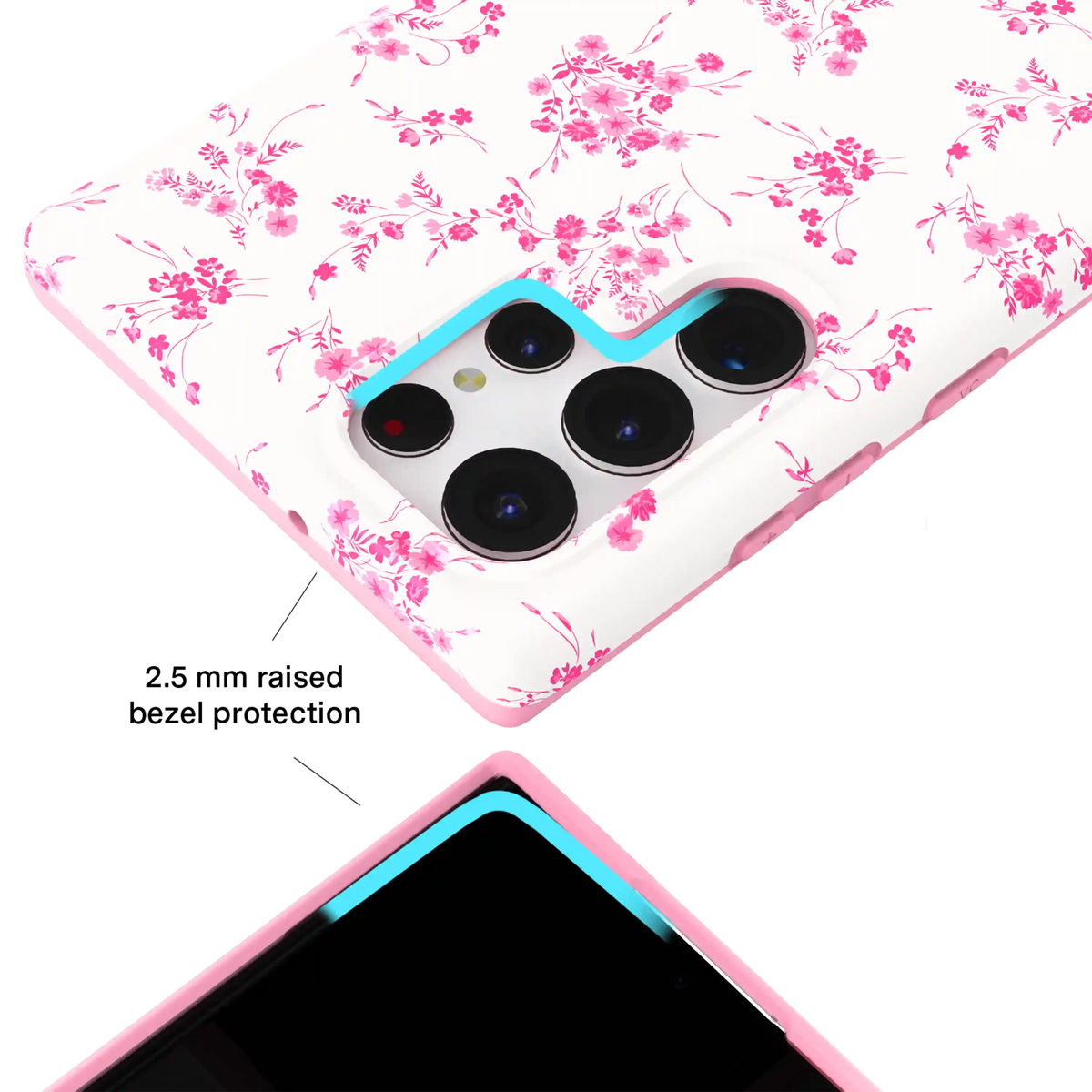 French Rose Floral Samsung Case