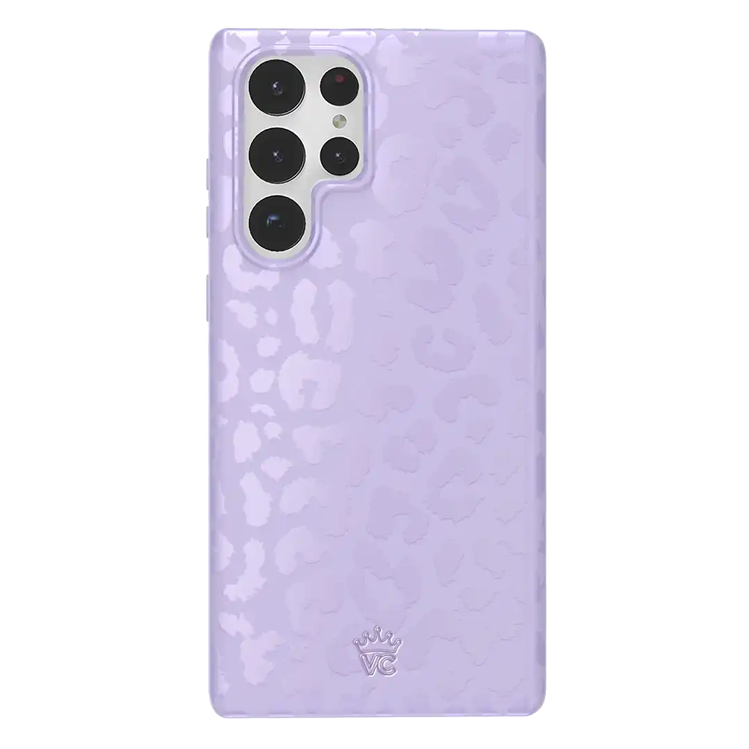Lilac Leopard Samsung Case