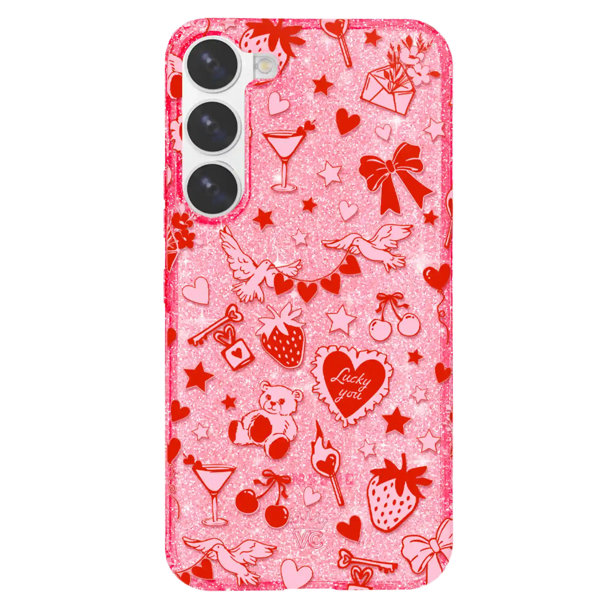 Be Mine Glitter Samsung Case