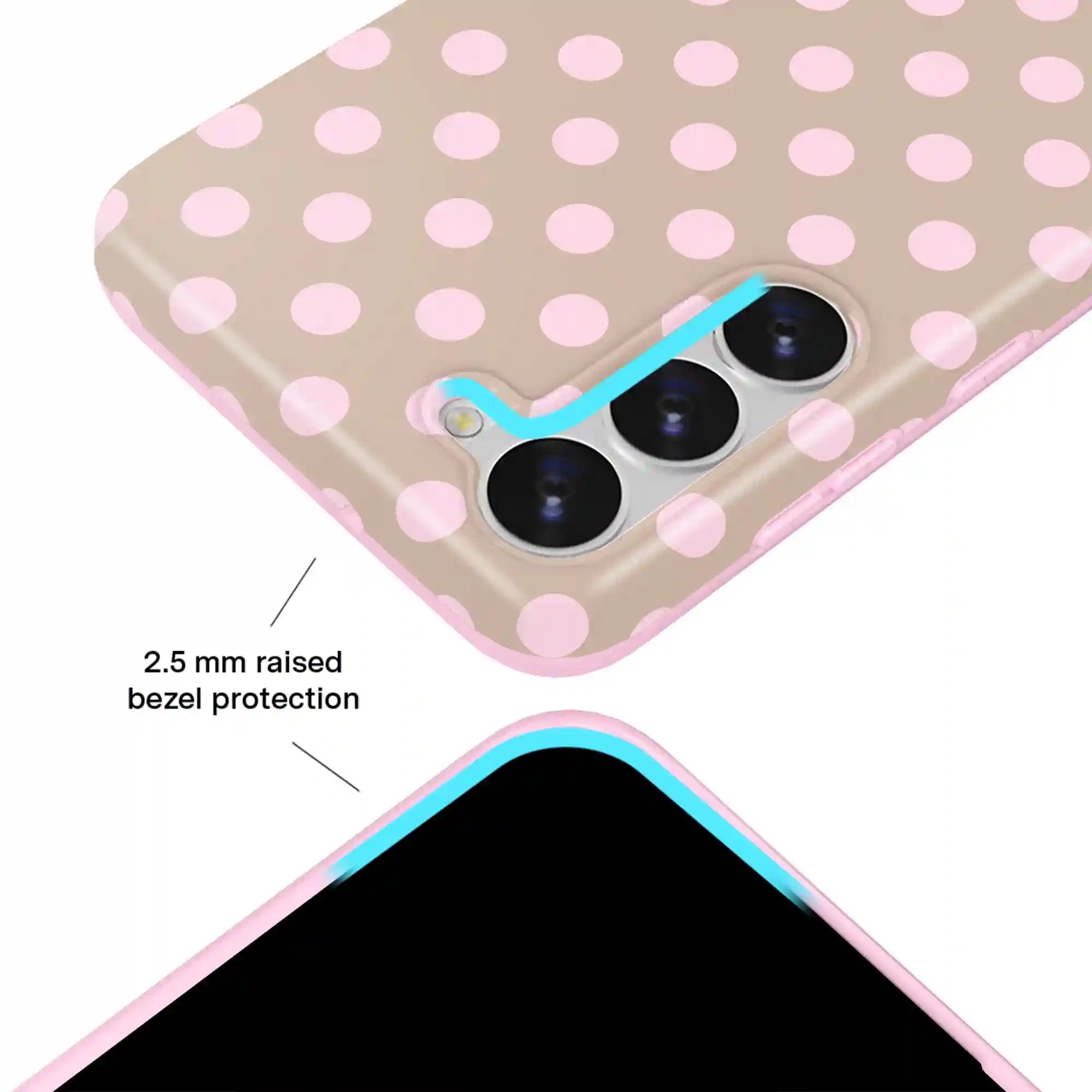 Brown Sugar Polka Dot Samsung Case