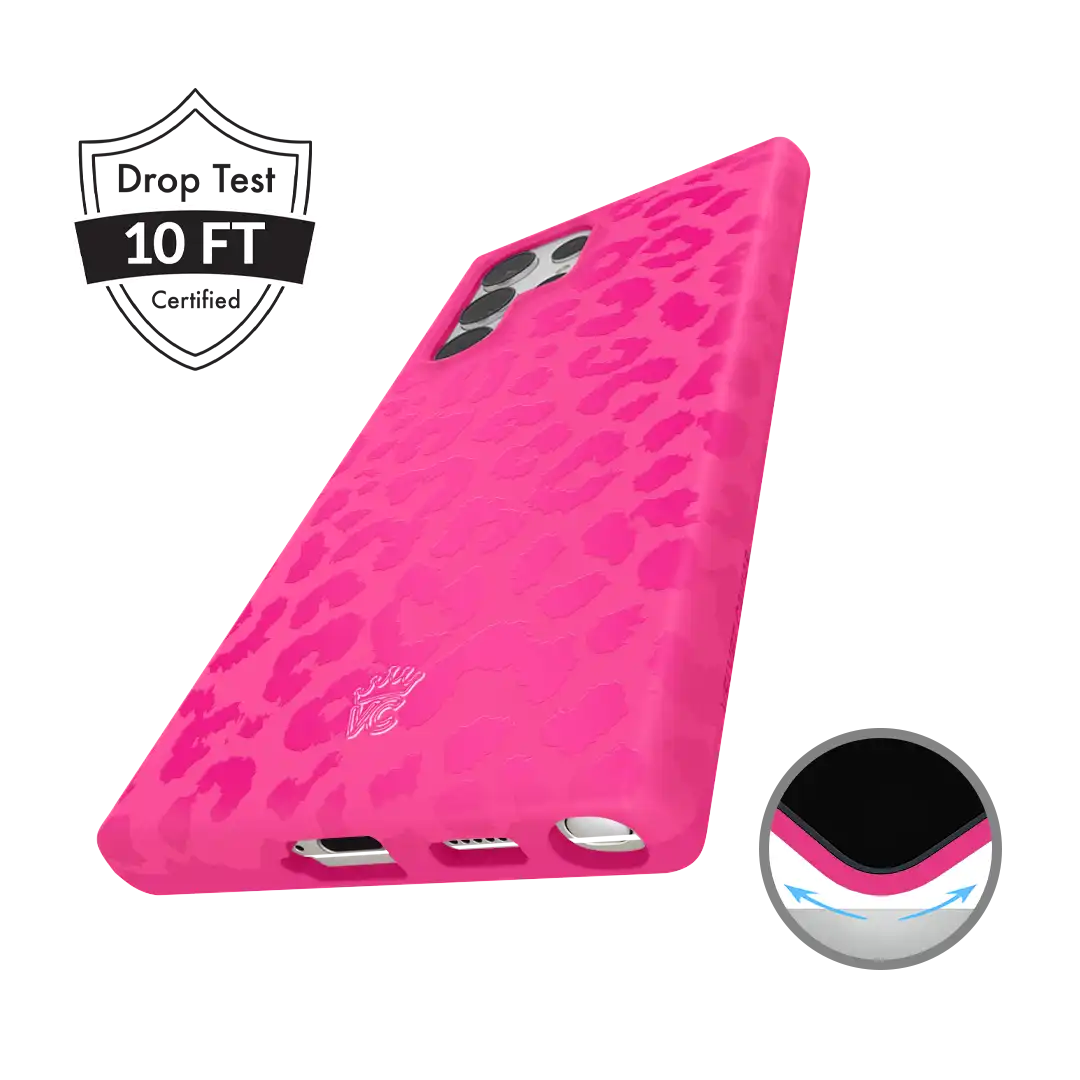 Even Hotter Pink Leopard Samsung Case