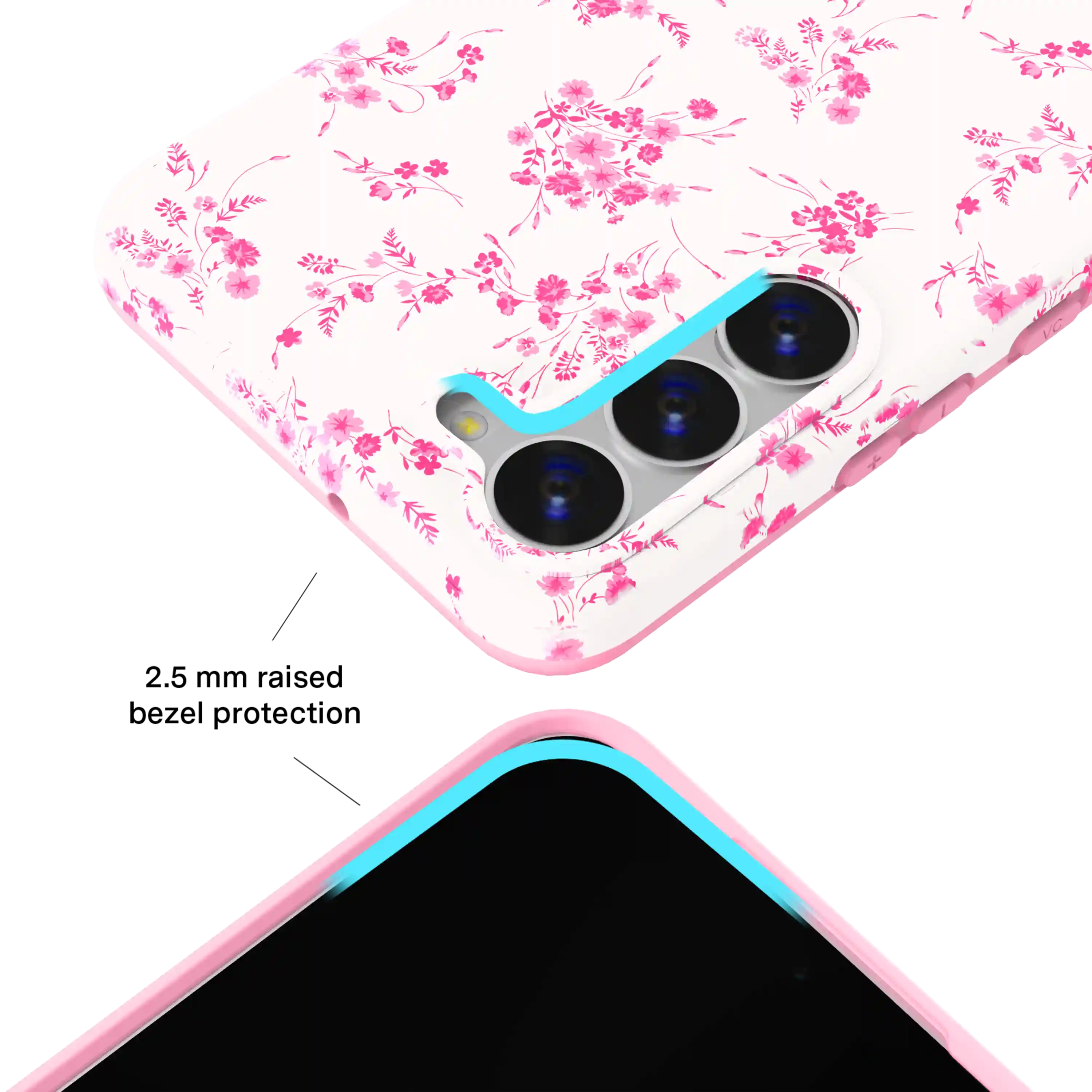 French Rose Floral Samsung Case