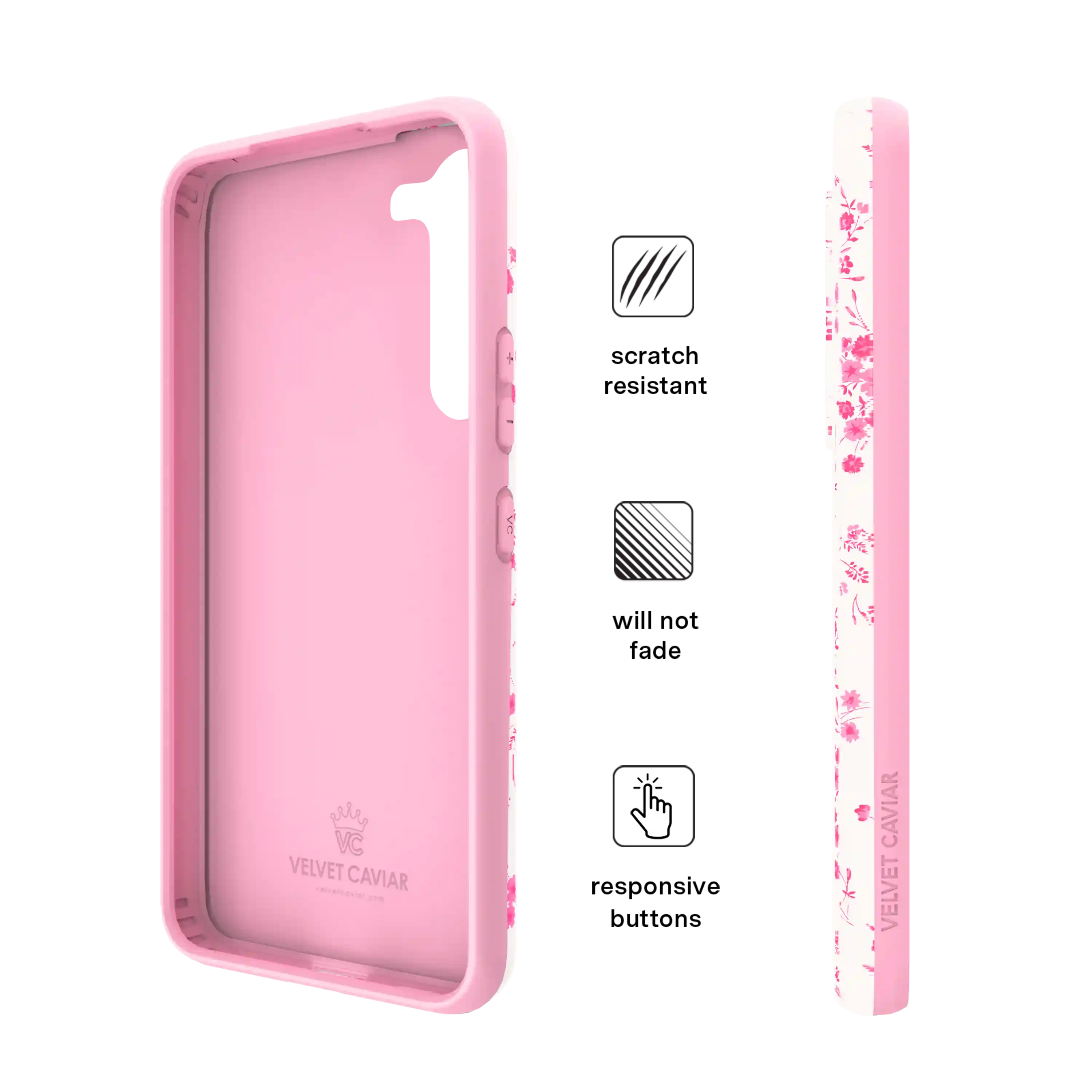 French Rose Floral Samsung Case