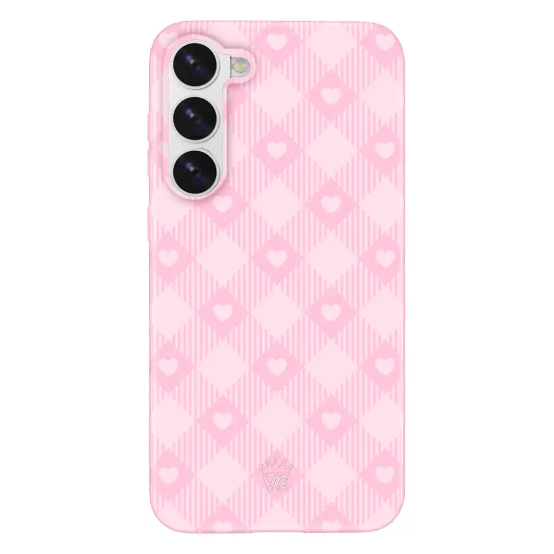 Dolly Pink Gingham Samsung Case