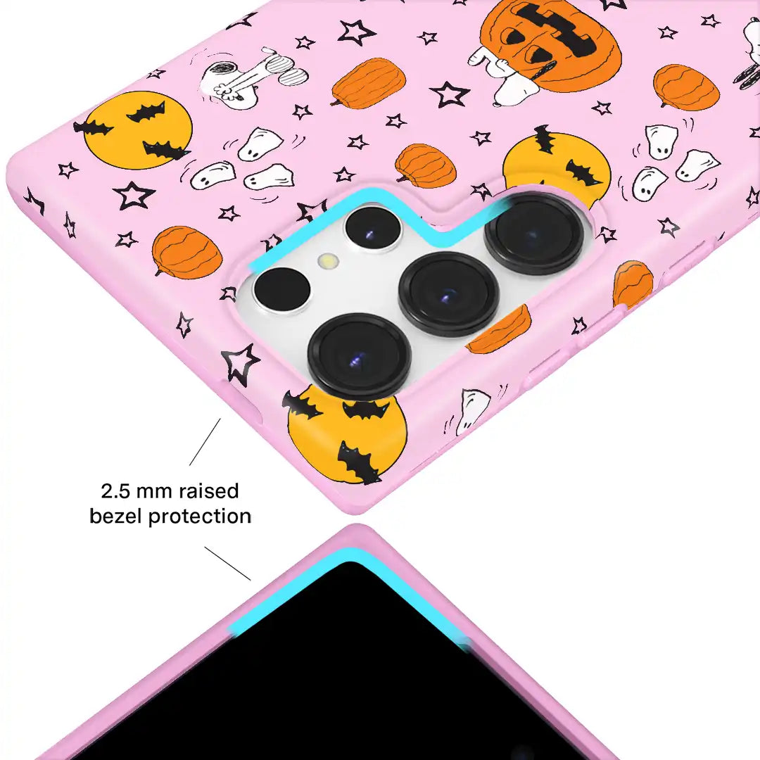 Snoopy Pink Pumpkins Samsung Case