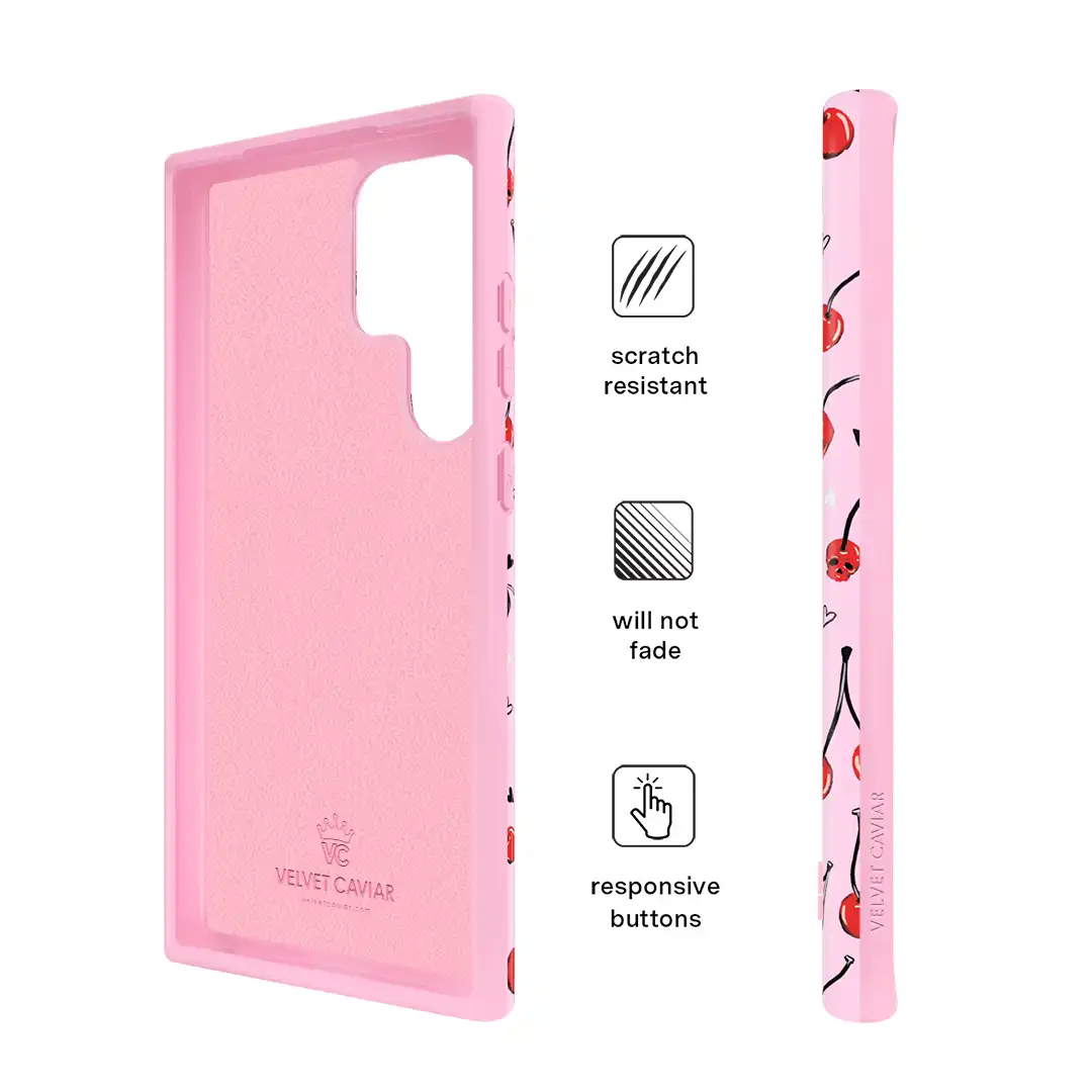 Sour Cherry Skulls Samsung Case