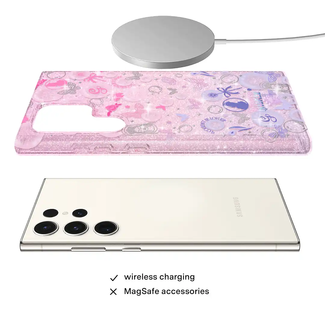 Wicked Glinda’s Bubble Glitter Samsung Case