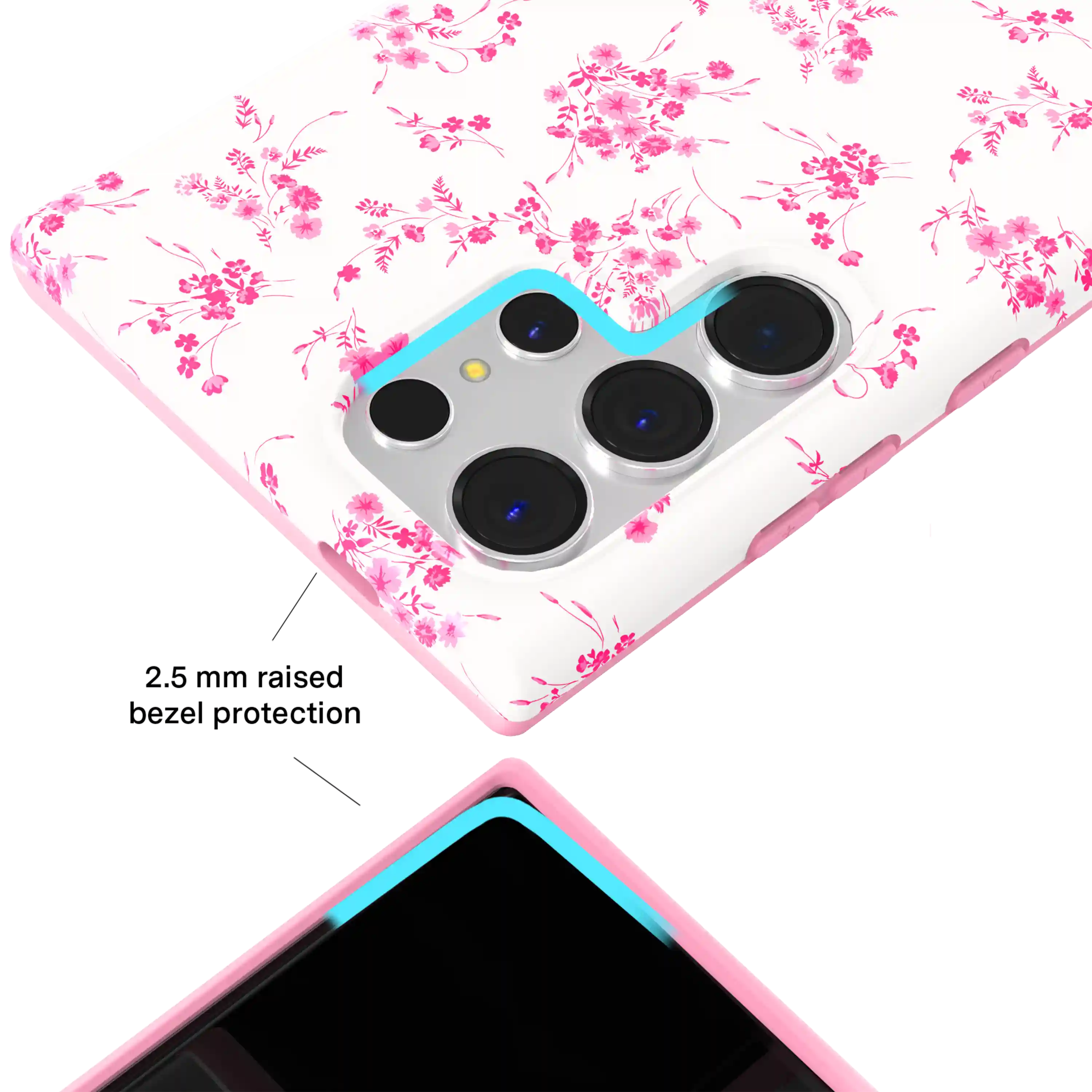 French Rose Floral Samsung Case
