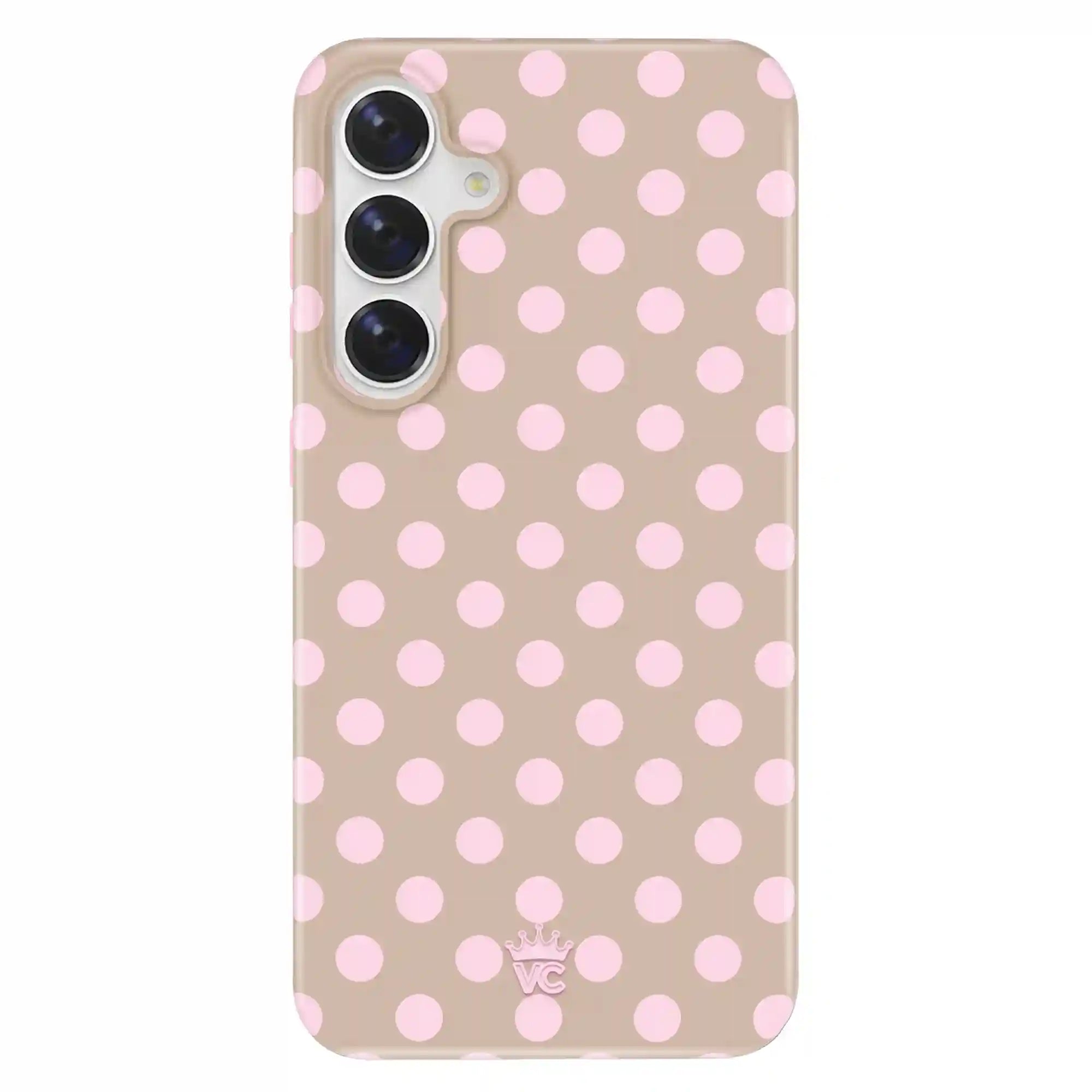 Brown Sugar Polka Dot Samsung Case