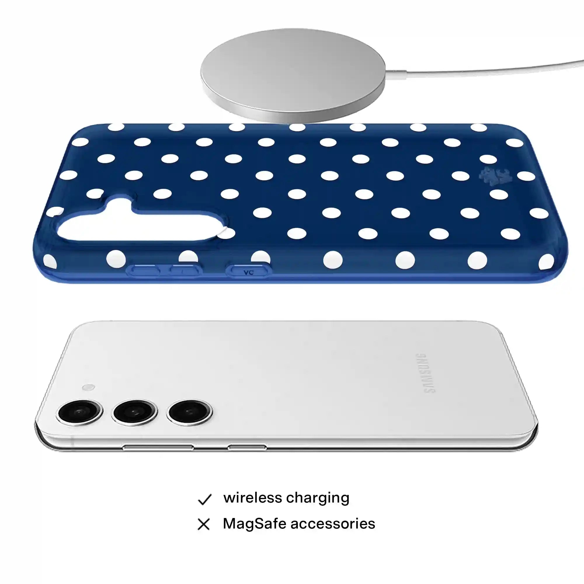 Midnight Polka Dot Samsung Case
