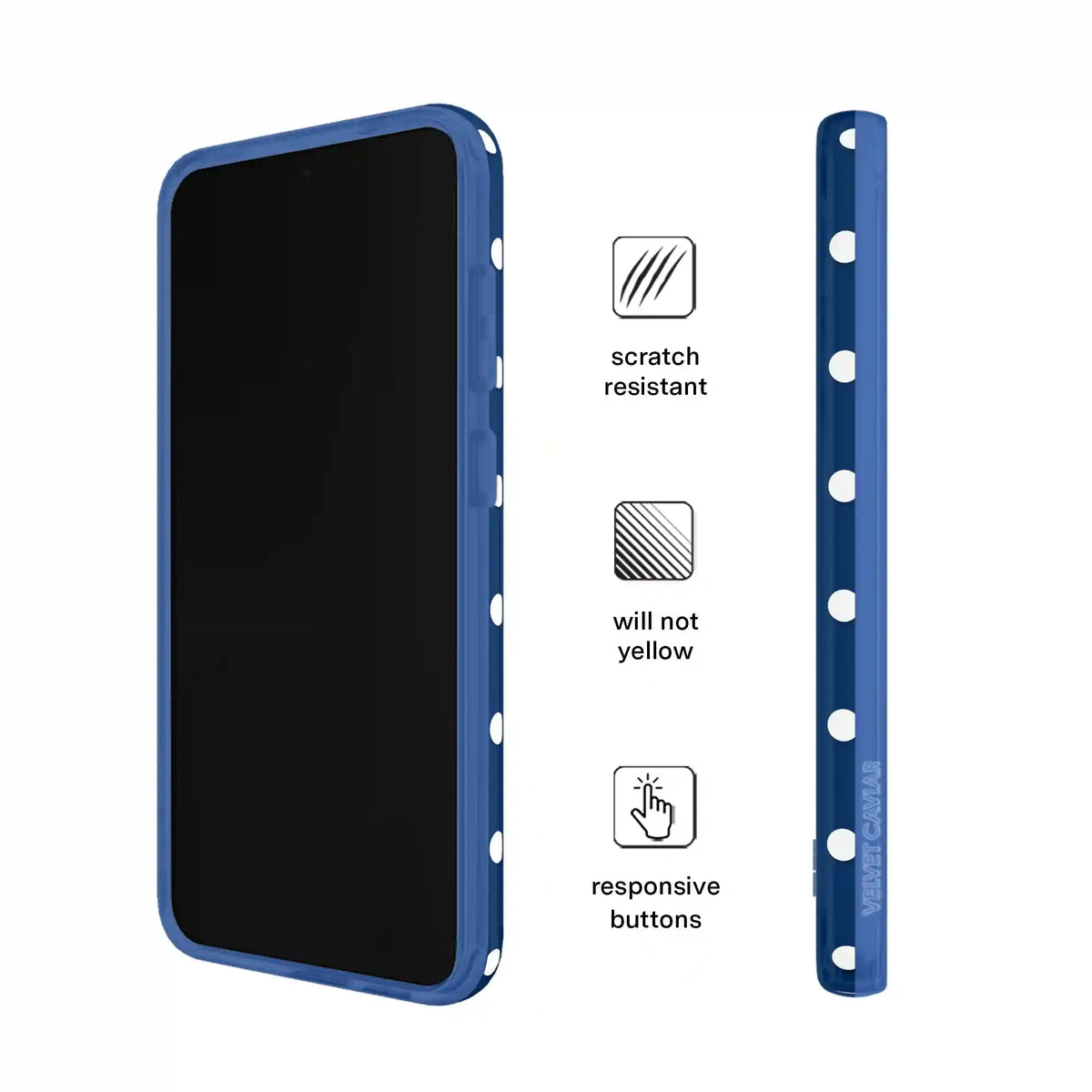 Midnight Polka Dot Samsung Case