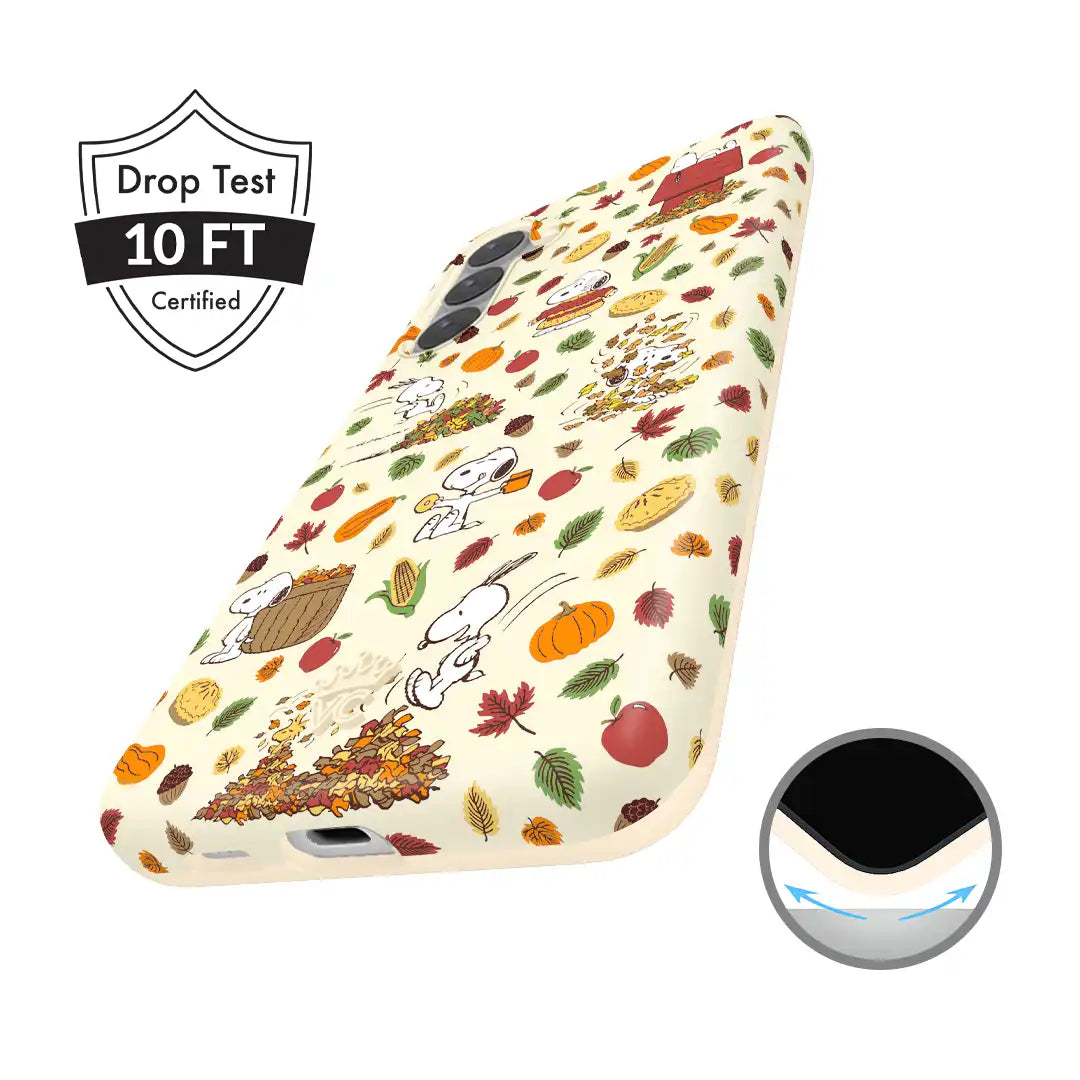 Snoopy Autumn Leaves Samsung Case