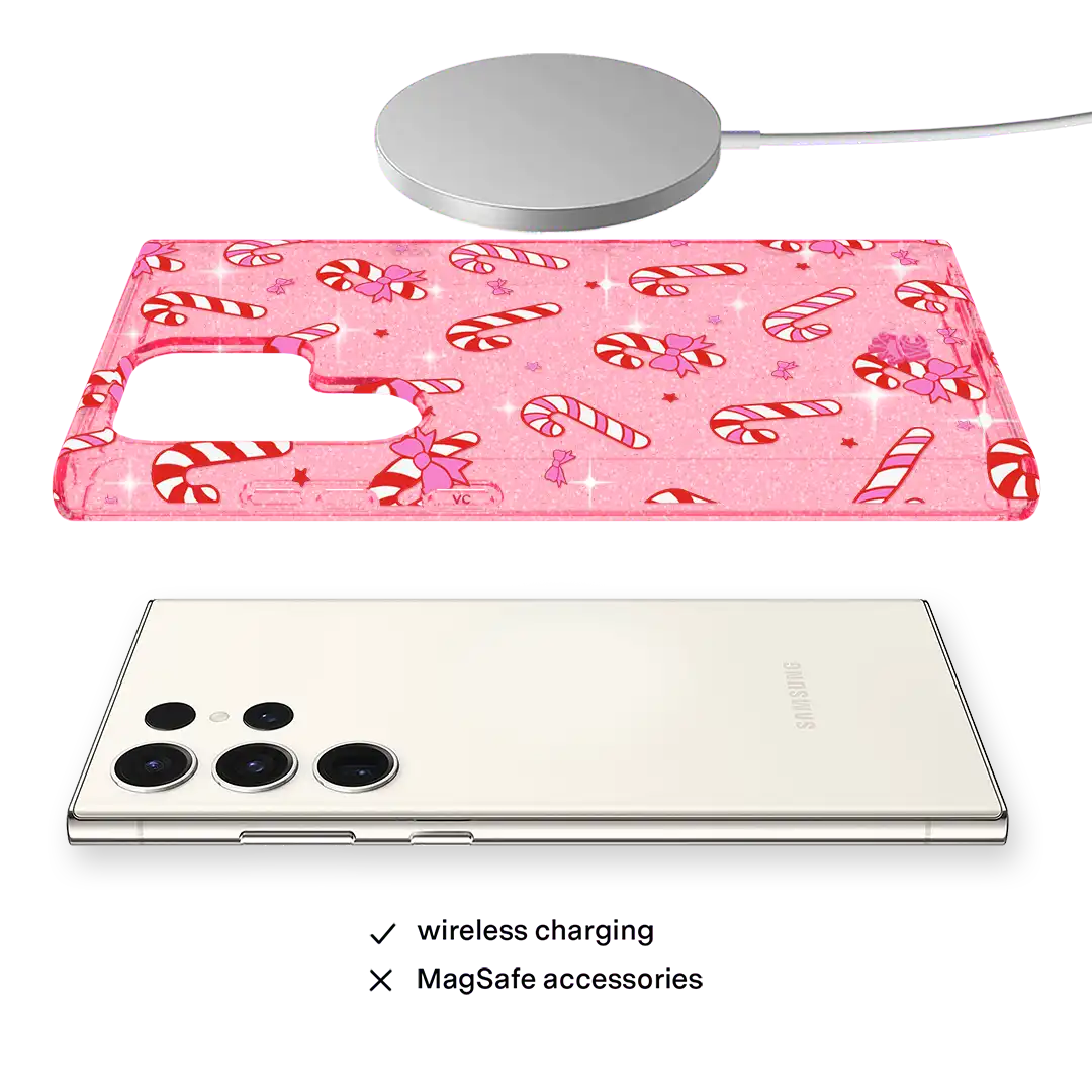 Pink Peppermint Princess Samsung Case