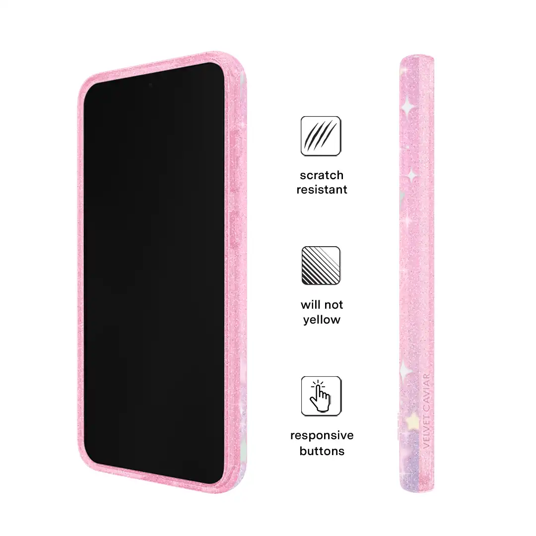 Falling Star Glitter Samsung Case