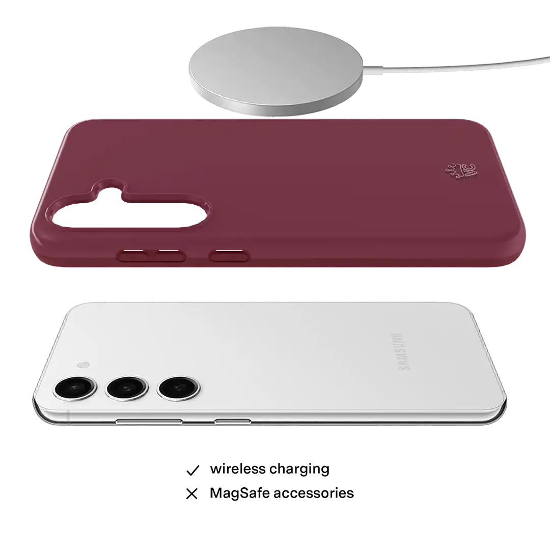 Burgundy 1990 Samsung Case