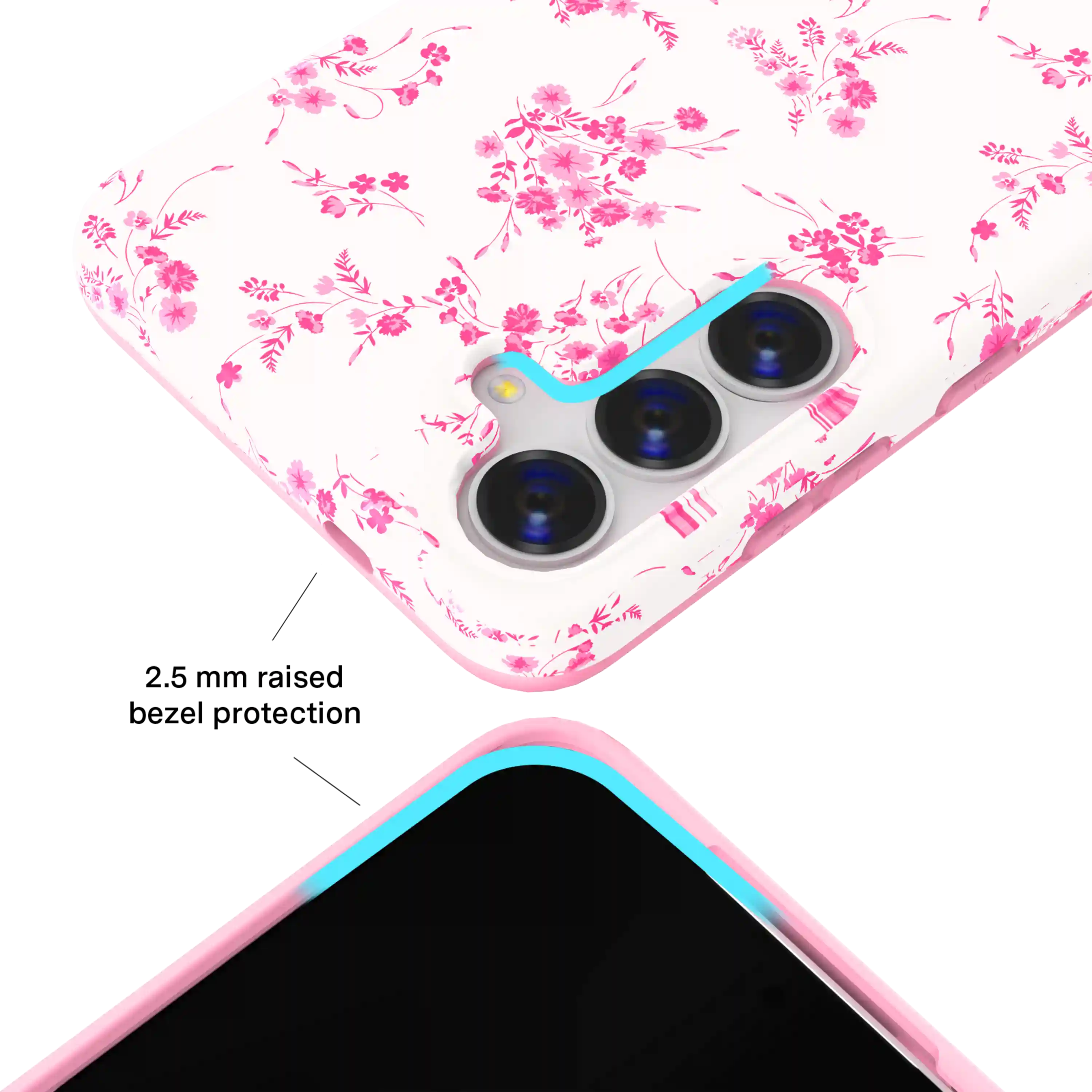 French Rose Floral Samsung Case