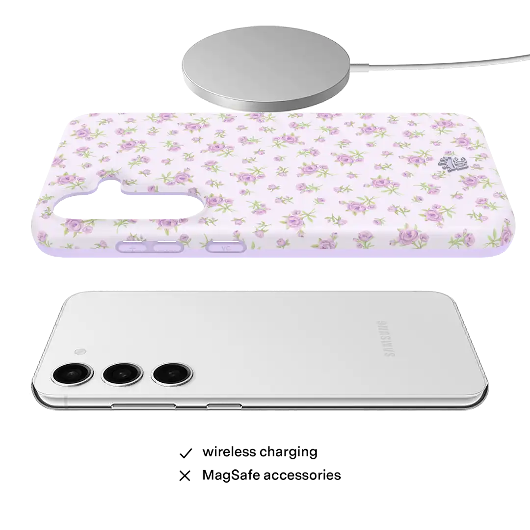 Dainty Lilac Floral Samsung Case