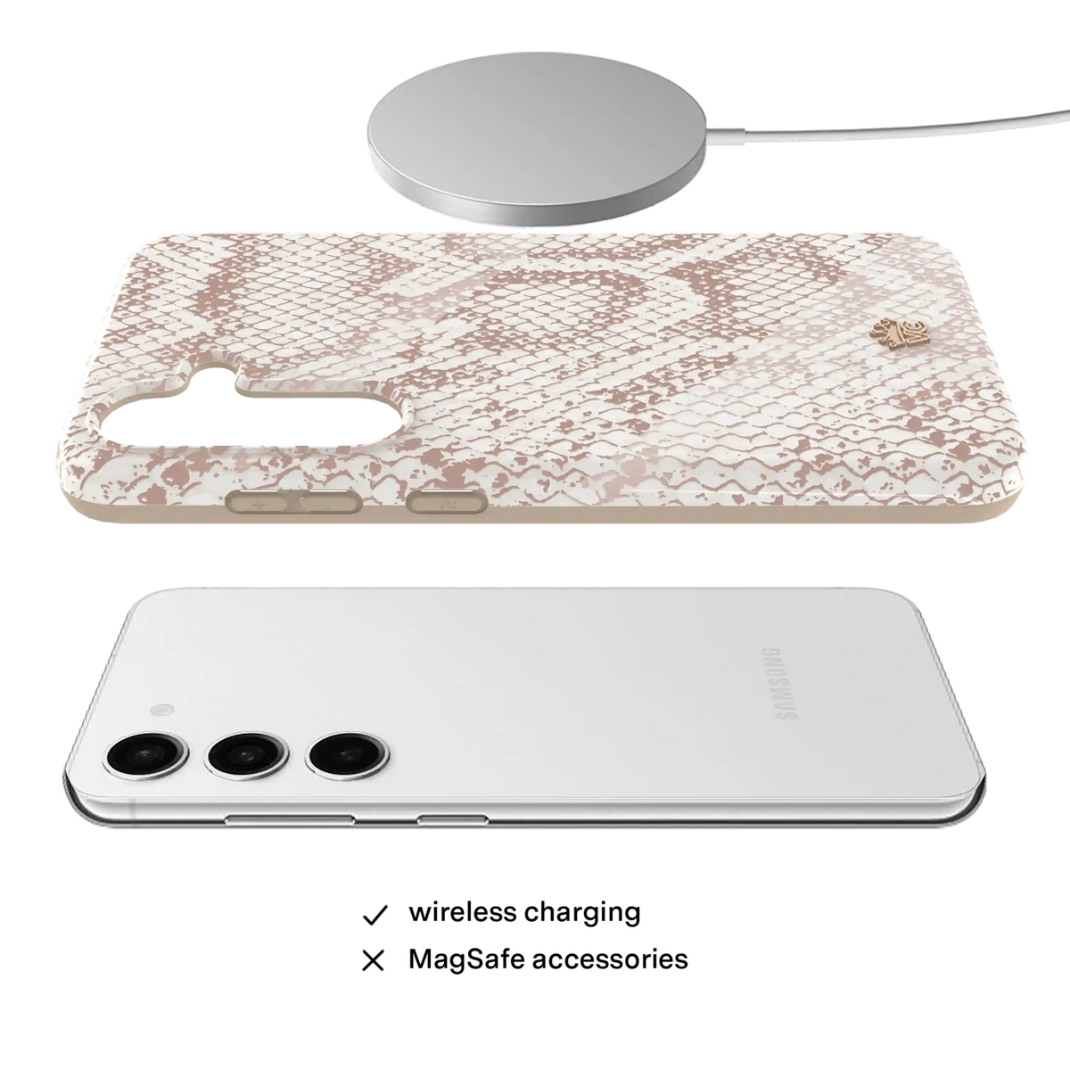 Nude Python Samsung Case