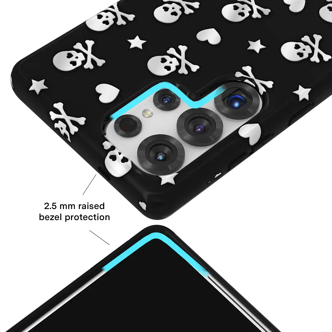 Chrome Skulls Samsung Case