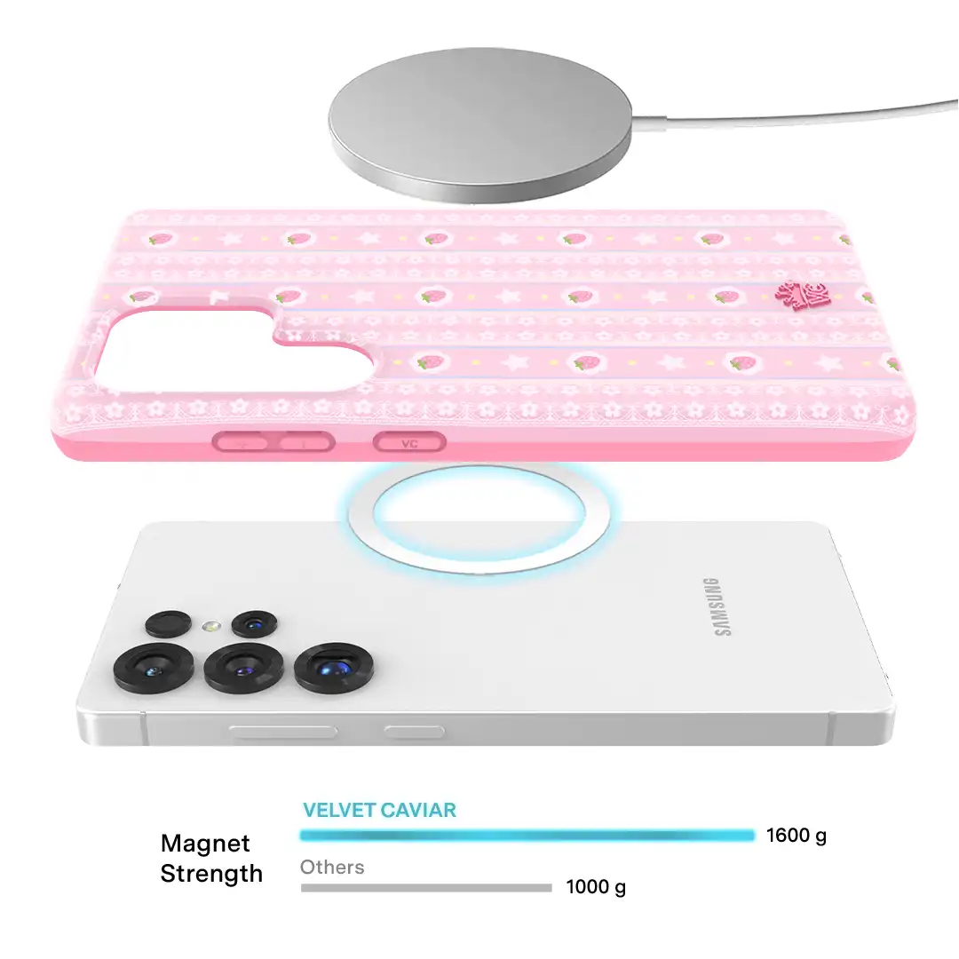 Strawberry Macaron Samsung Case