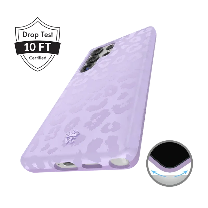 Lilac Leopard Samsung Case