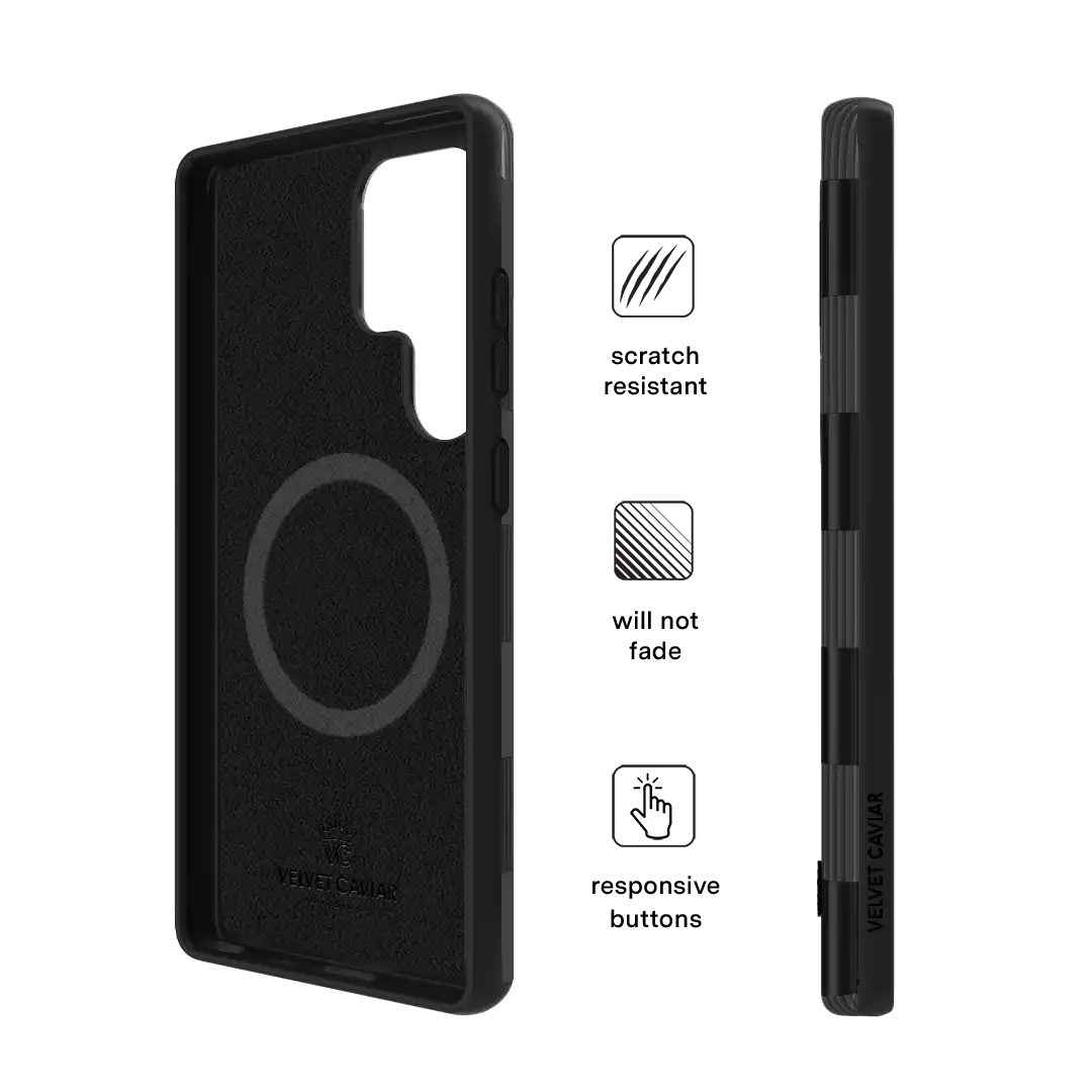Noir Vibe Checkered Samsung Case