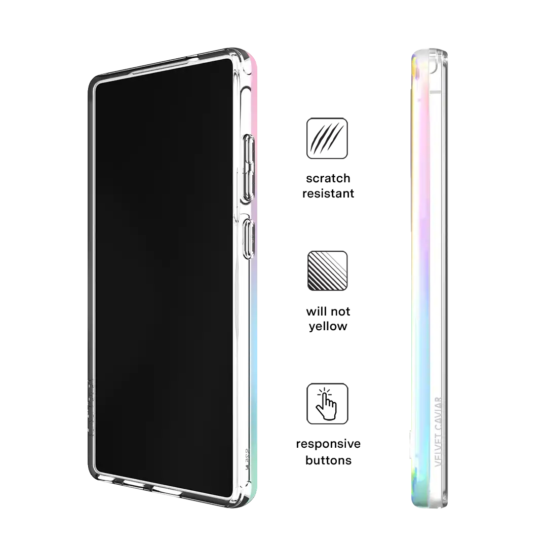 White Opal Samsung Case